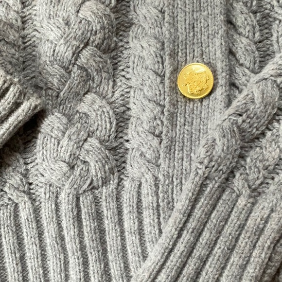 J Crew cable knit cardigan sweater - Picture 3 of 5